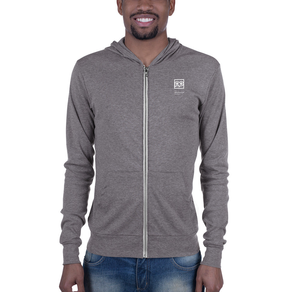Snug-fit, lightweight hoodie